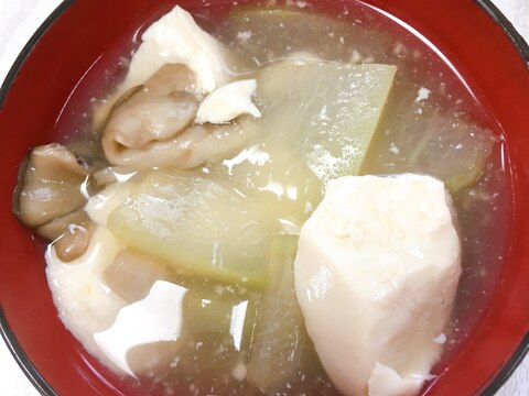 冬瓜と豆腐のとろとろスープ
